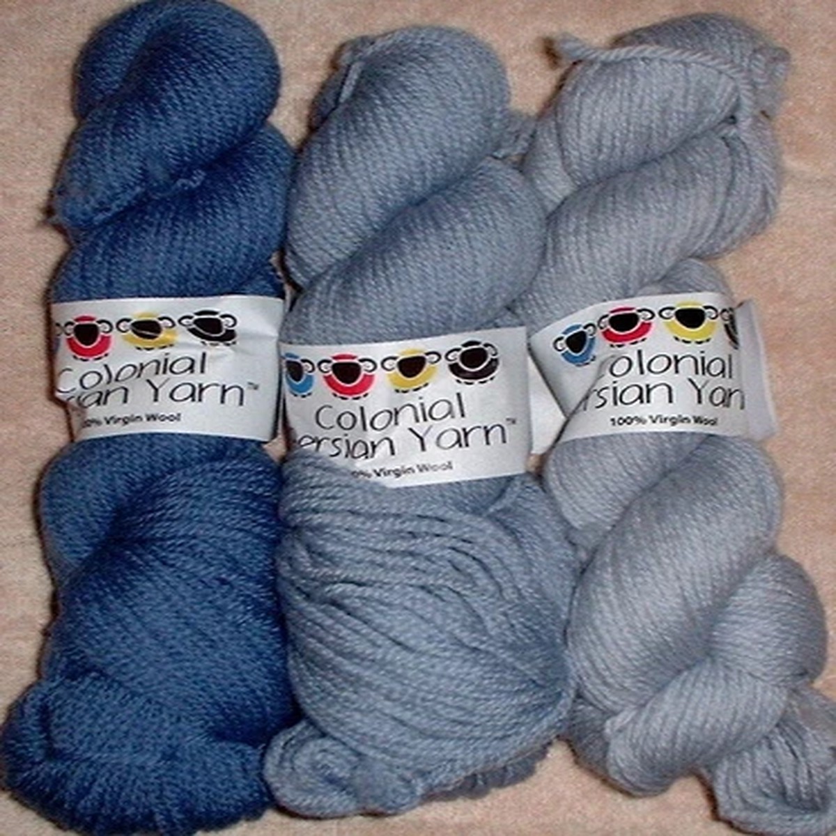 Colonial 3ply Persian Wool Yarn Needlepoint Crewel 1560 Glacier Blue Family