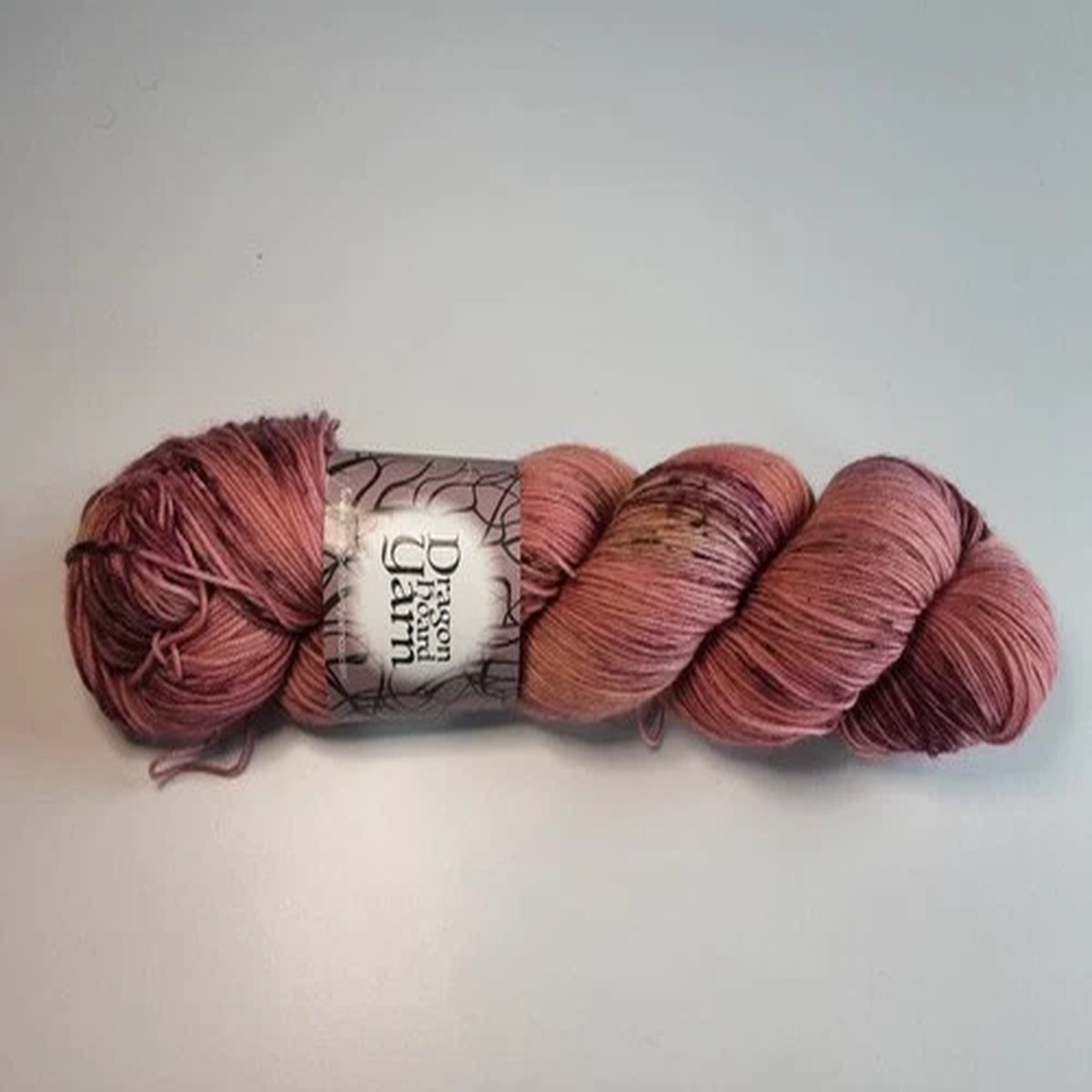 Dragon Hoard Myth Fingering Wt Yarn 75/25 SW Merino, Nylon 100g/436yd Aura Color