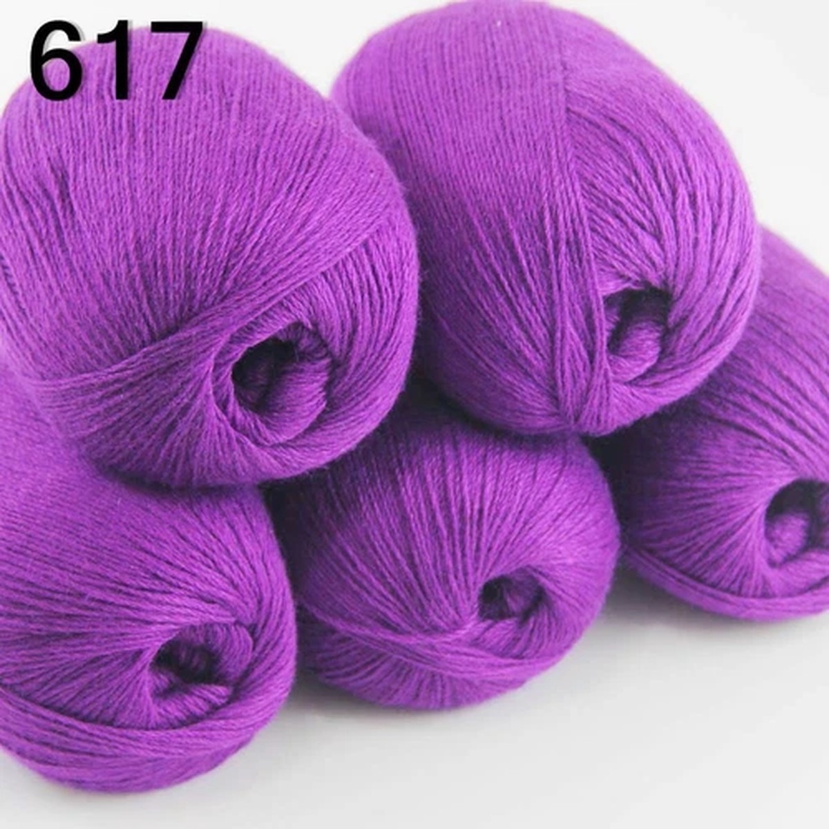 New Sale Soft 5 Skeins x50g Pure Cashmere Rug Shawls Hand DIY Knit Wool Yarn 17