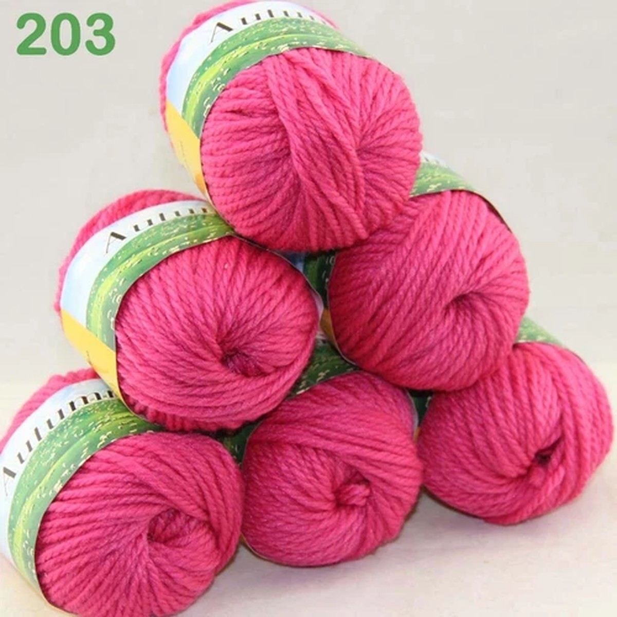 Sale 6BallsX50g DIY Wool Velvet Rug Blankets Hand Crocheted Knitting Yarn 203