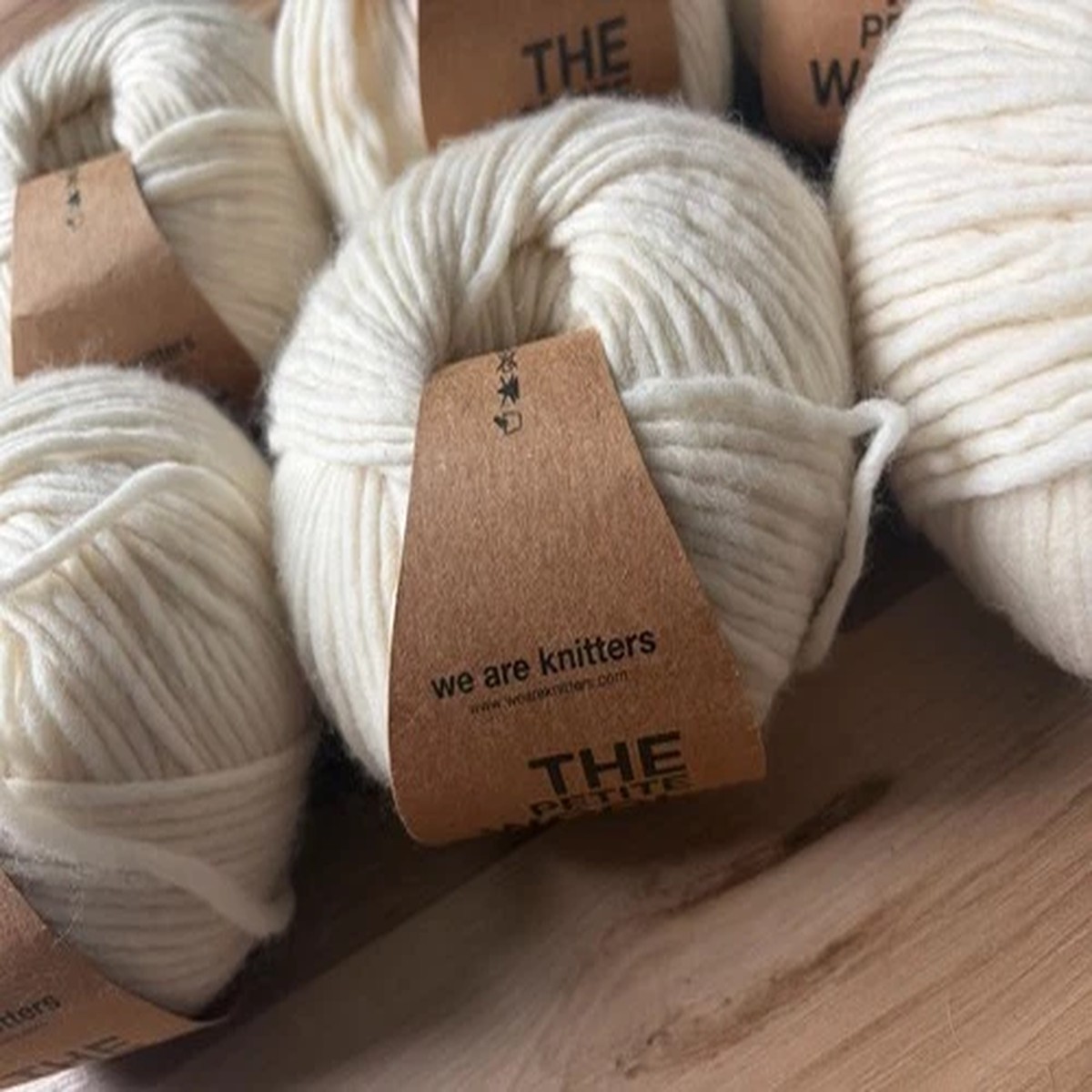 WAK Petite Wool Natural 140m 100% Wool Yarn
