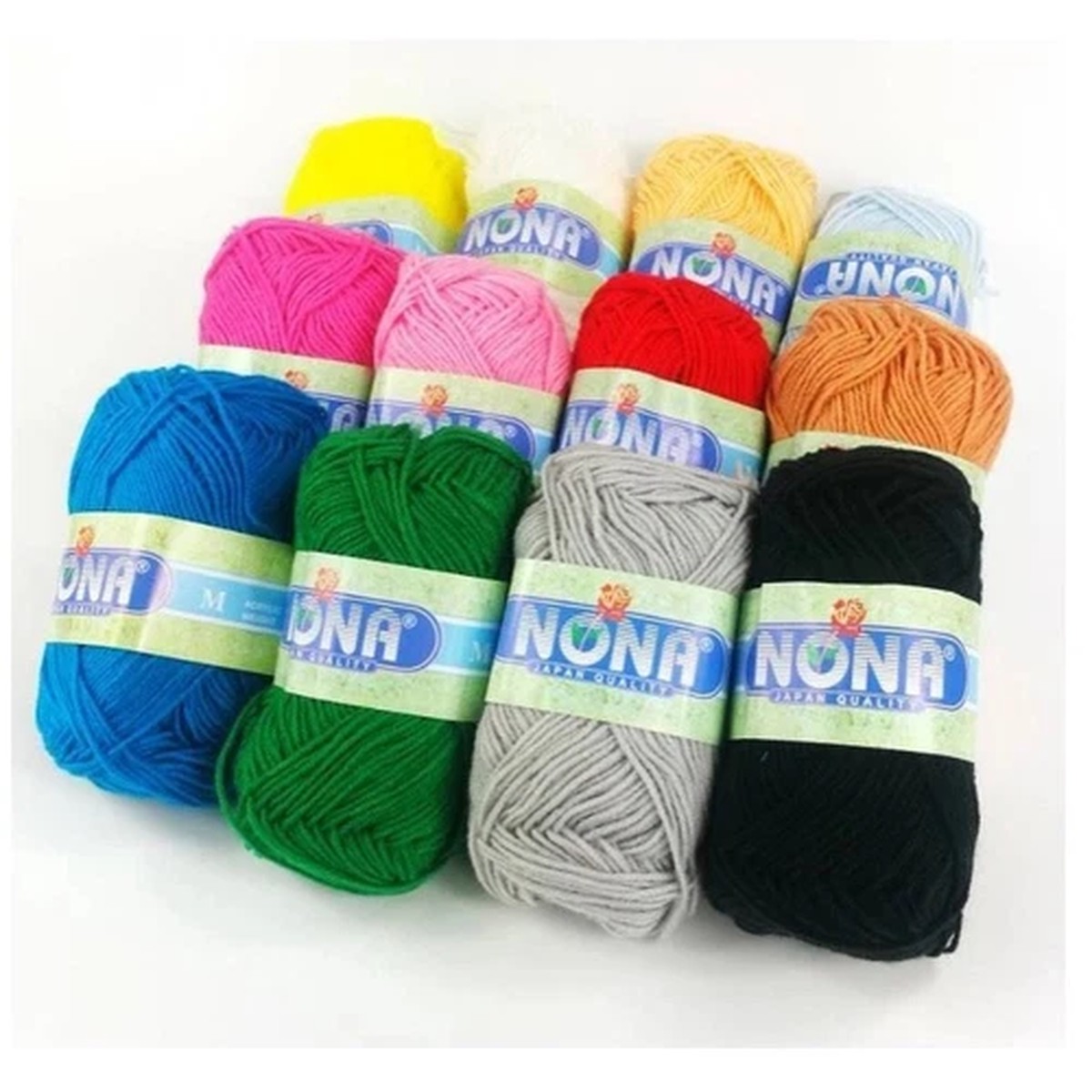 1 PACK (5 ROLL) Nona yarn Knitting Crochet Wool Sock 4 ply NONA YARN