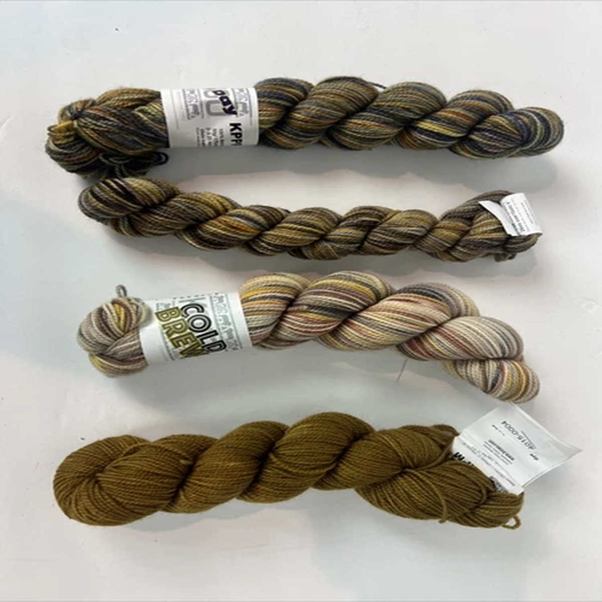 100% Merino Wool Yarn Multi Colors Earth Tones. New day cold brew