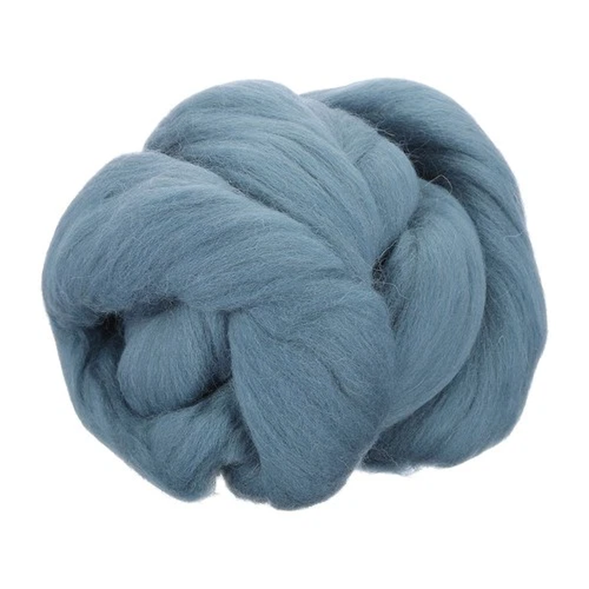 3.53oz Wool Roving Yarn, Needle Felting Wool Fiber for Weaving, Light Ink