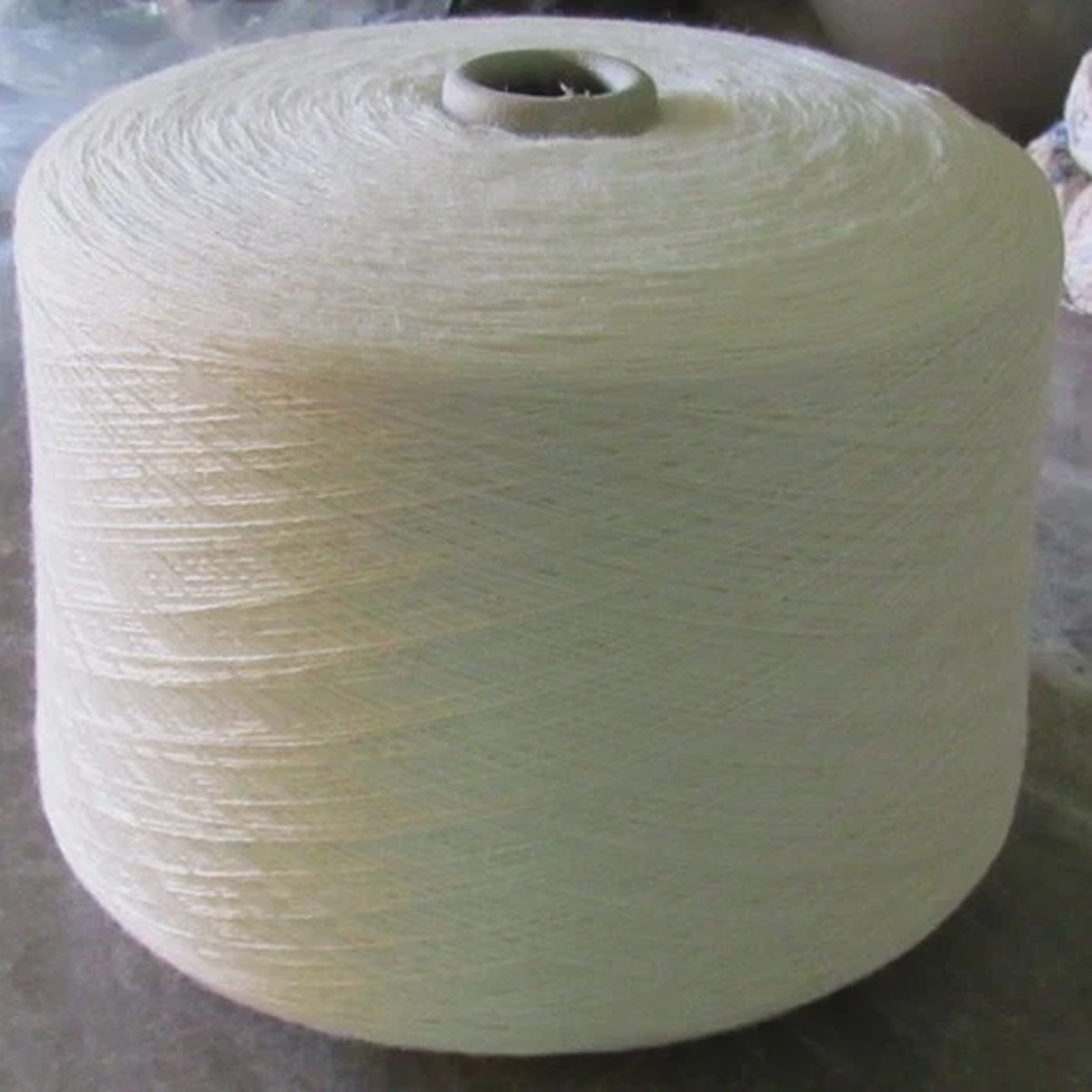 65% Wool 35% Silk 2 ply 2/26 Lace Waxed Yarn Cone 3.2lb Jagger Bros Superwash