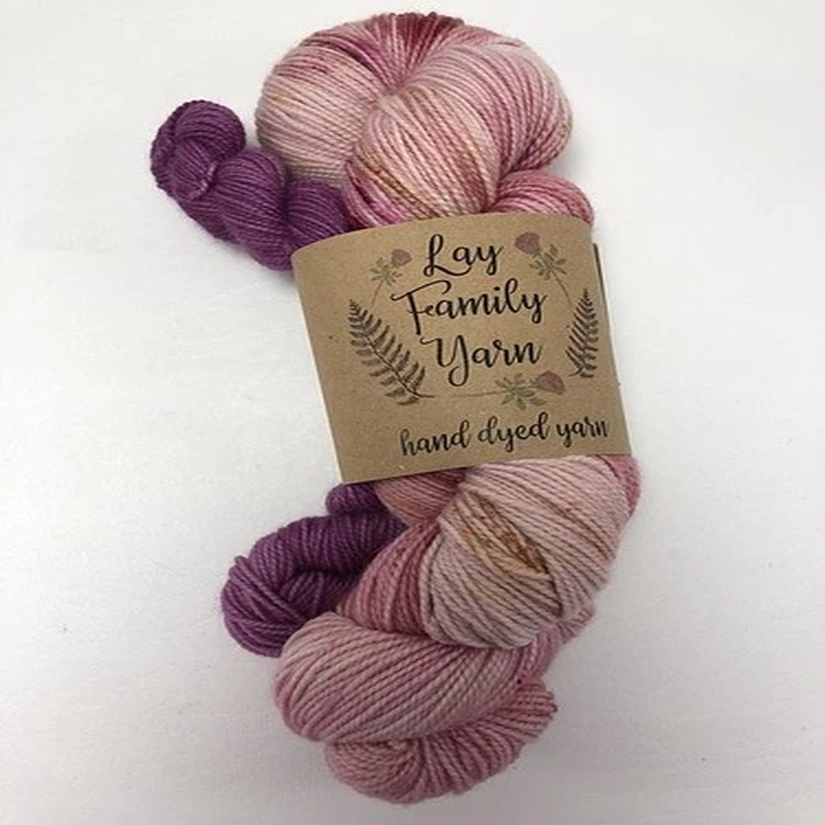 Lay Family Soft Sock Set Yarn Hand Dyed Verigated Merino/Nylon Fingering