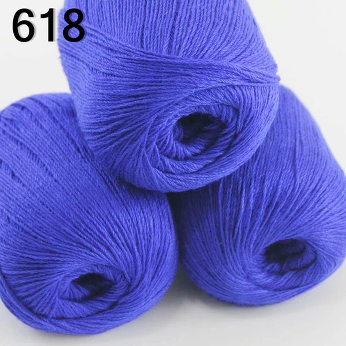 New Sale Soft 3 Skeins x50g Pure Cashmere Rug Shawls Hand DIY Knit Wool Yarn 18