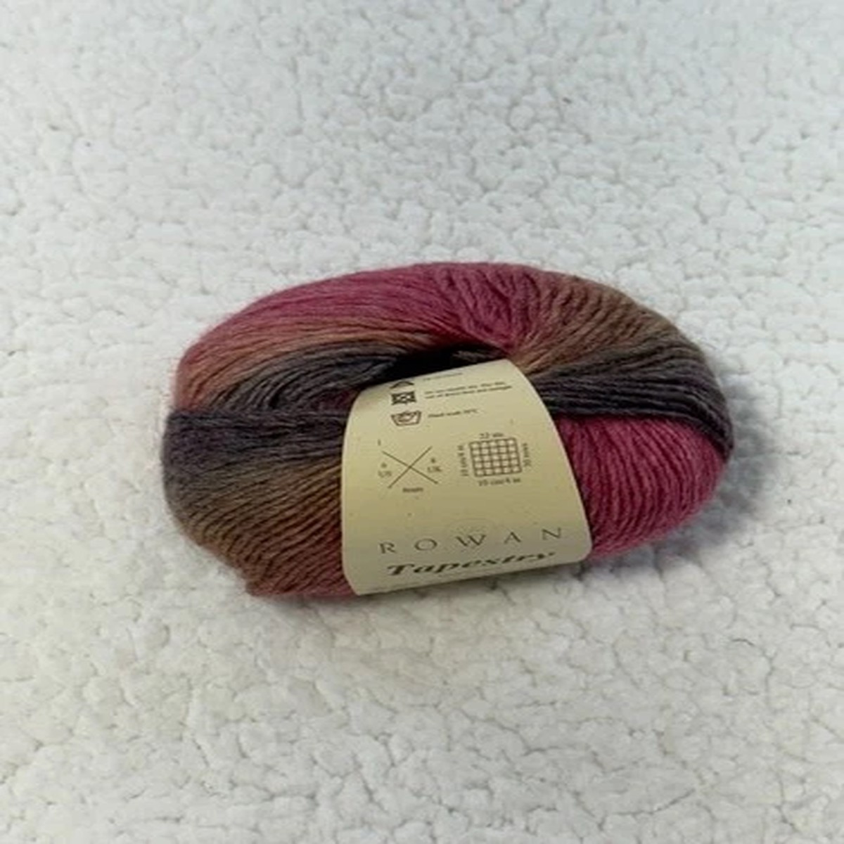 Rowan Tapestry Yarn SH172 Wool Soybean Fiber 50g Variegated Pink Brown Purple