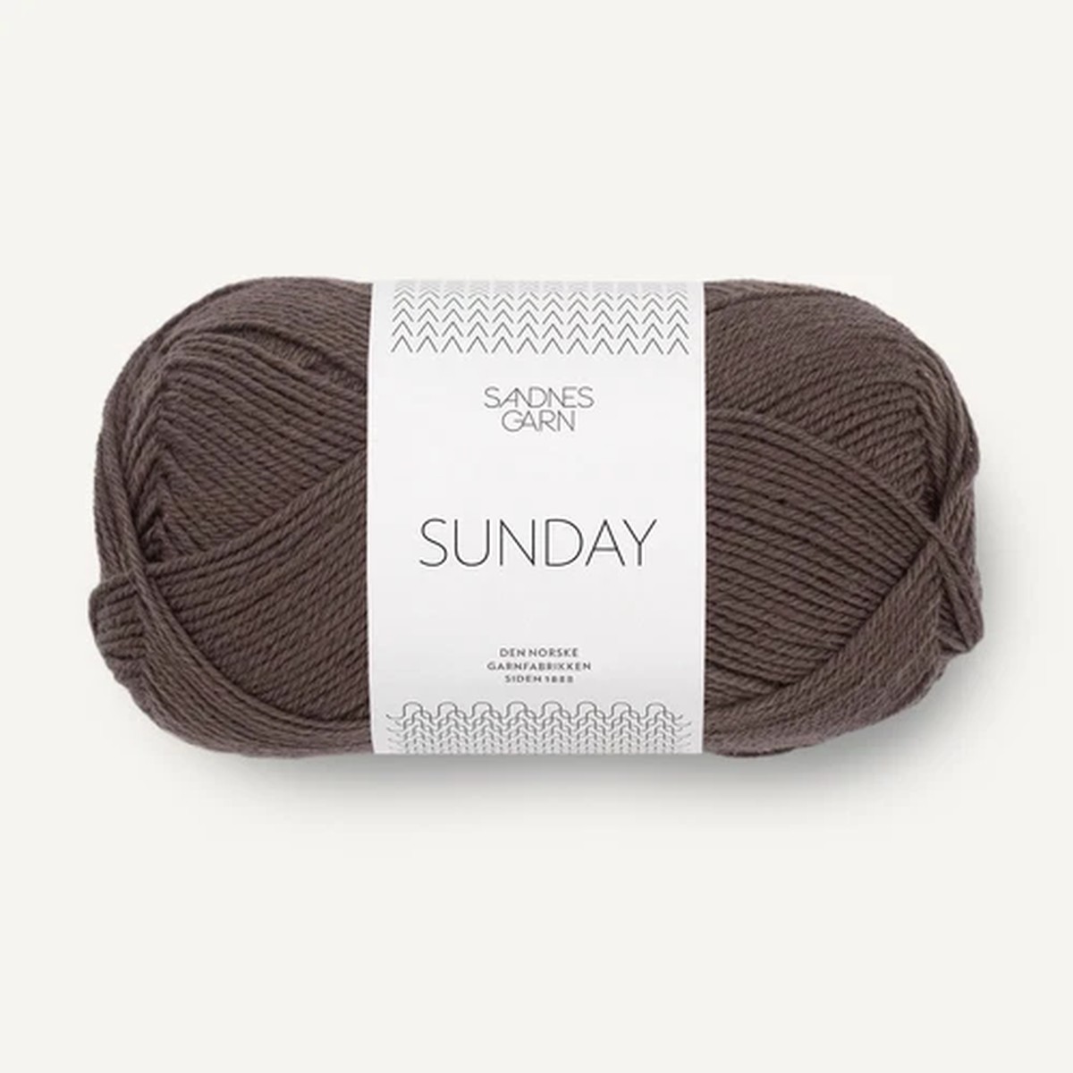 SUNDAY by SANDNES GARN Yarn - Dark Chocolate Brown (3880) 50 g