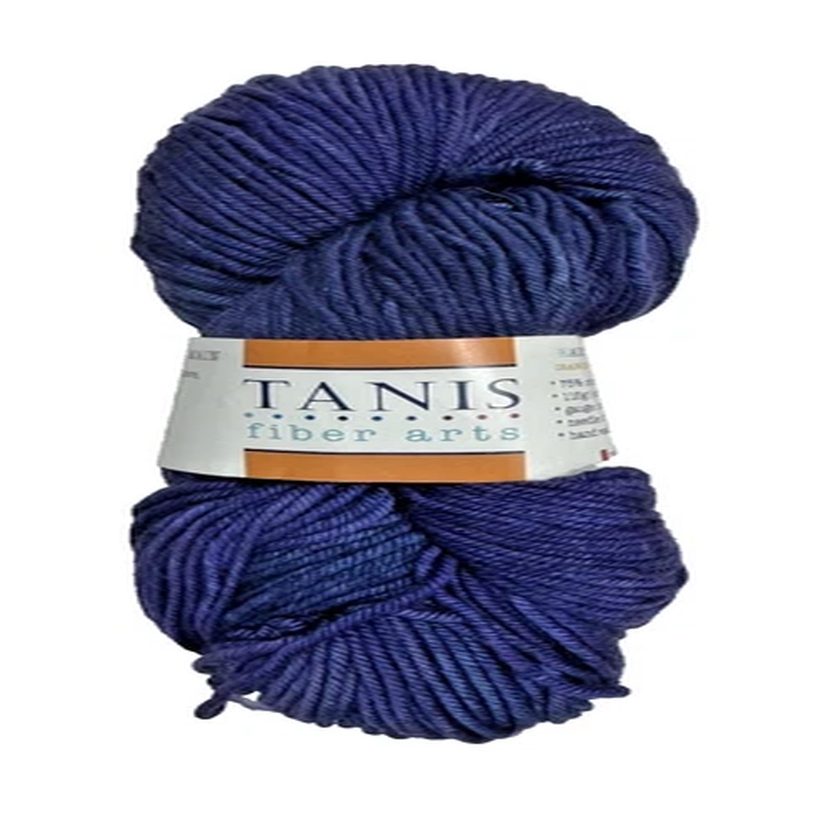 TANIS FIBER ARTS - LUXE Yarn - Merino/Silk/Cashmere Color: Royal Blue DK Wt.