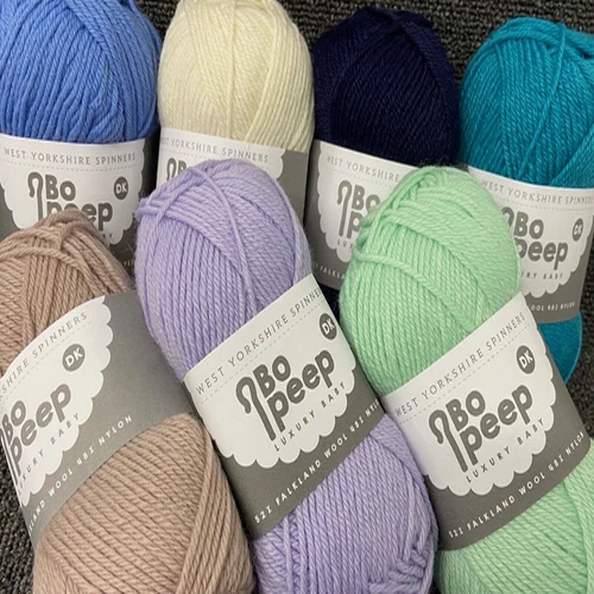 West Yorkshire Spinners Bo Peep Double Knit Wool Blend Yarn by 50g Ball Various