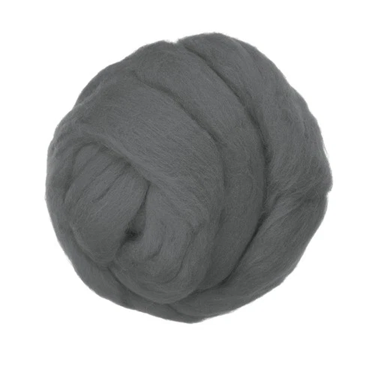 Wool Roving Yarn, 250G/8.8OZ Felting Wool Pure Roving Yarn, Gray