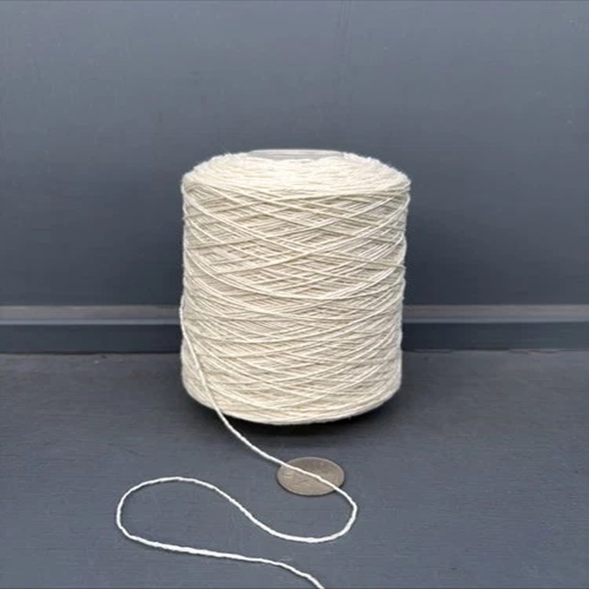 200G 3/15NM 100% SUPER GEELONG LAMBSWOOL RAW WHITE PRODUCED IN THE UK ECRU