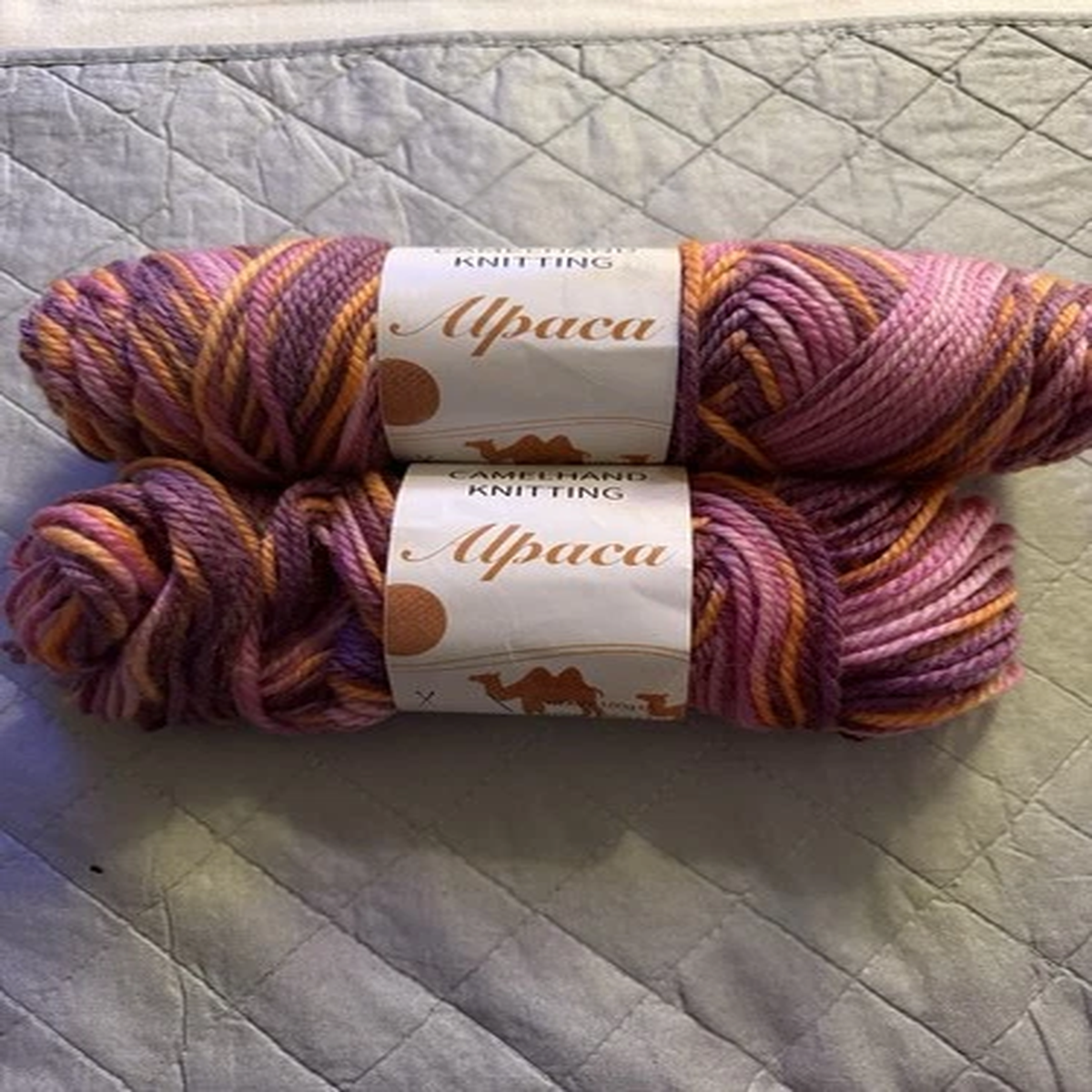 Alpaca Wool Blend , Camelhand Knitting 1.5 Skein, Color 08, 100 Gm/115 m