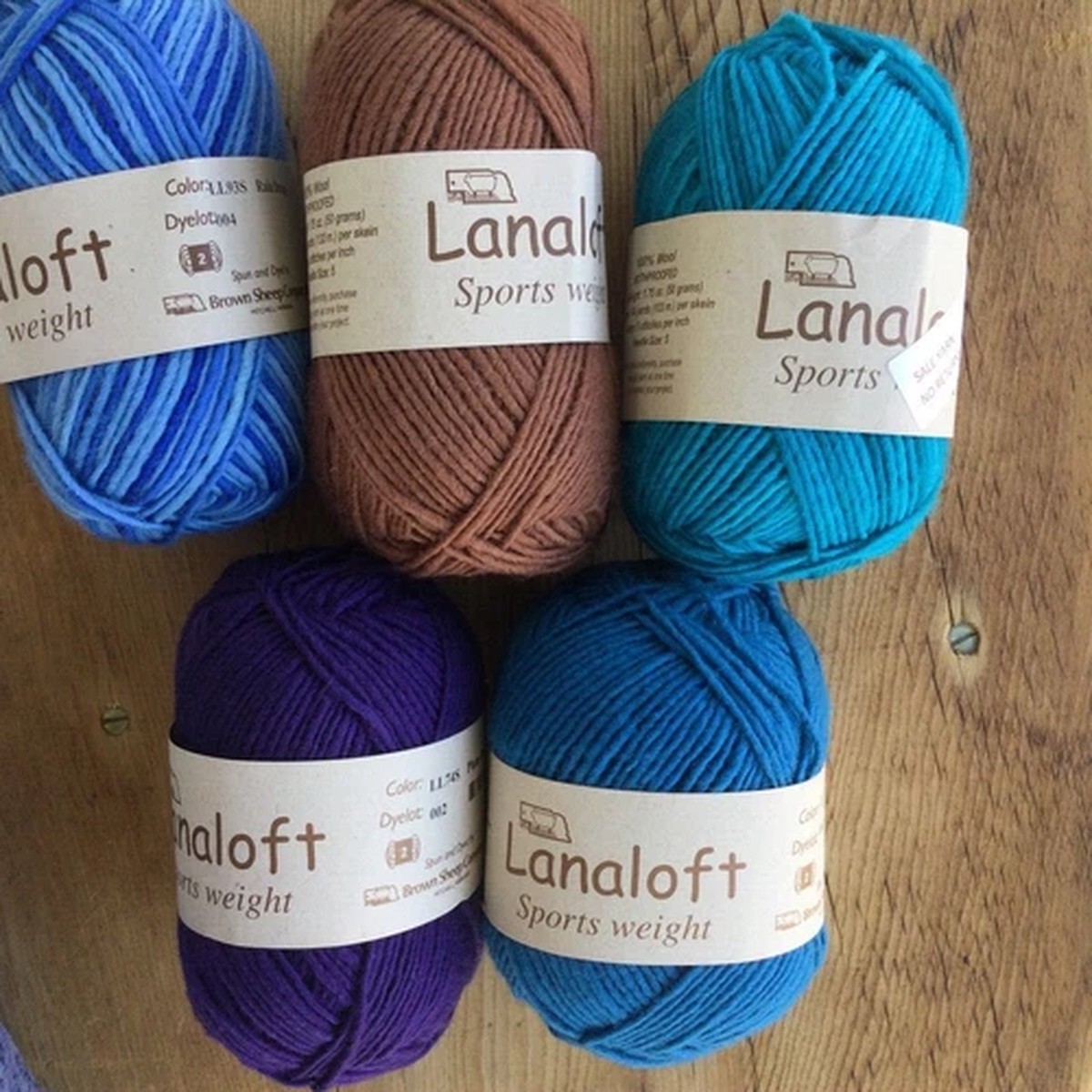 Brown Sheep Co *Lanaloft* 100% Wool YARN *SPORT * variety each **FREE SHIPPING**