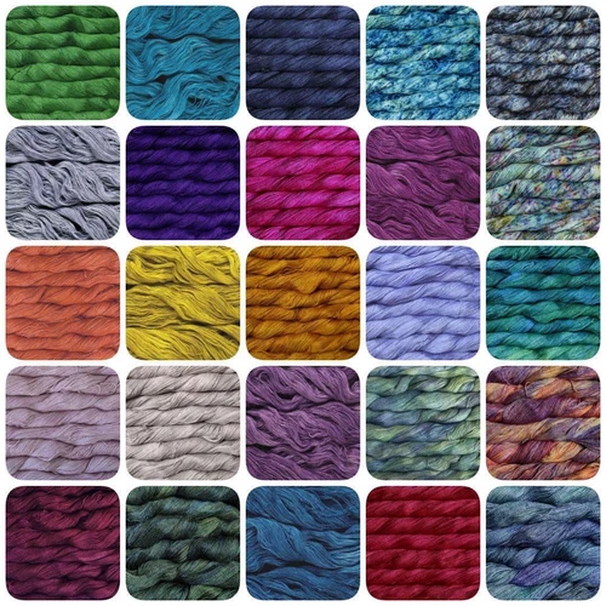 Malabrigo Silkpaca Lace Baby Alpaca Silk Hand Dyed Knitting Yarn Wool 50g