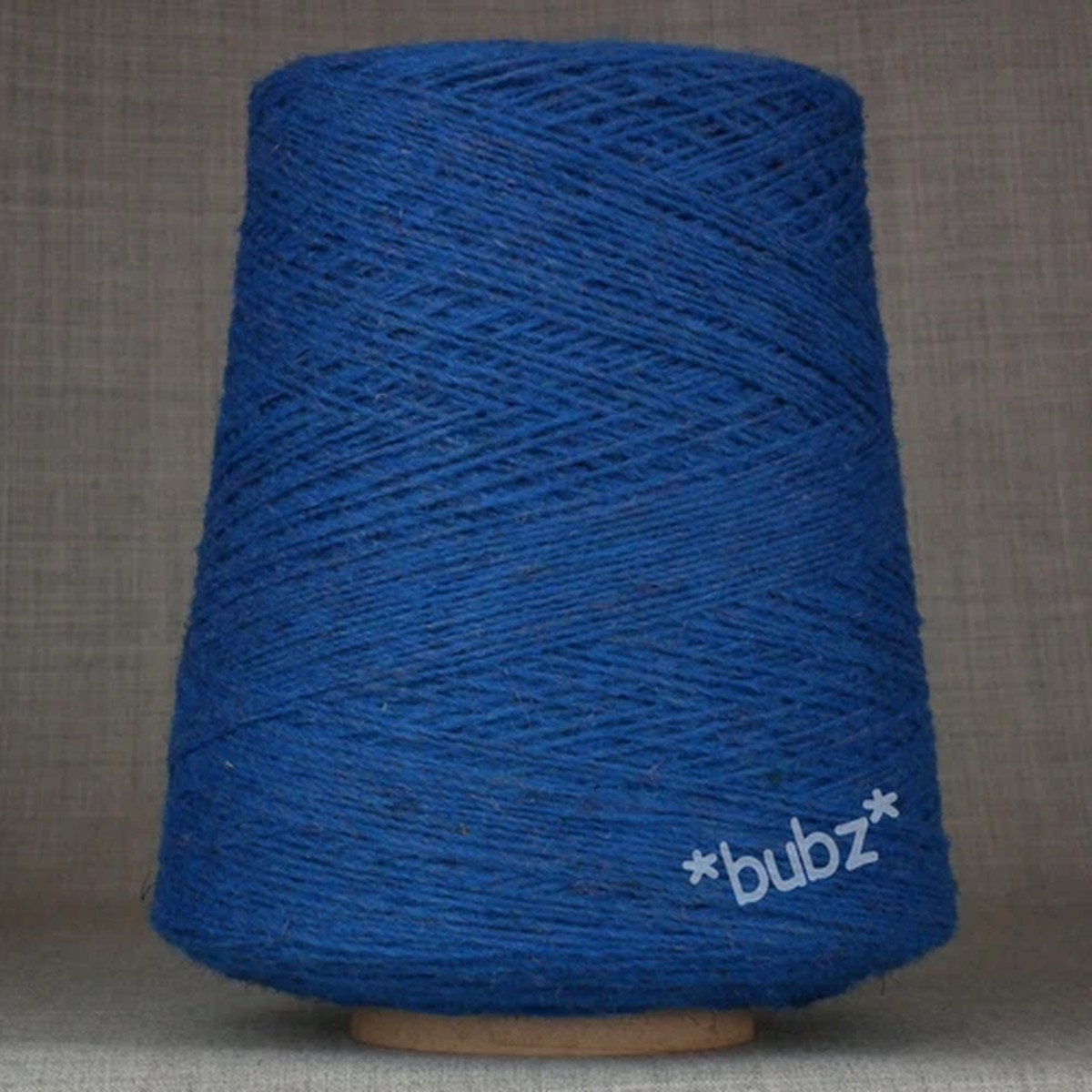 UNIQUE NETTLE YARN & WOOL THICK WEAVING YARN AZURE BLUE 400g CONE WARP WEFT