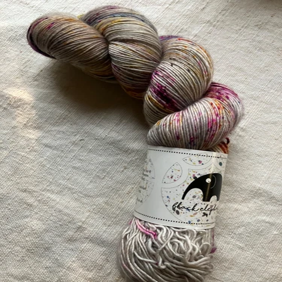 Black Elephant Yarn Superwash Merino Fingering Villenne Westwood
