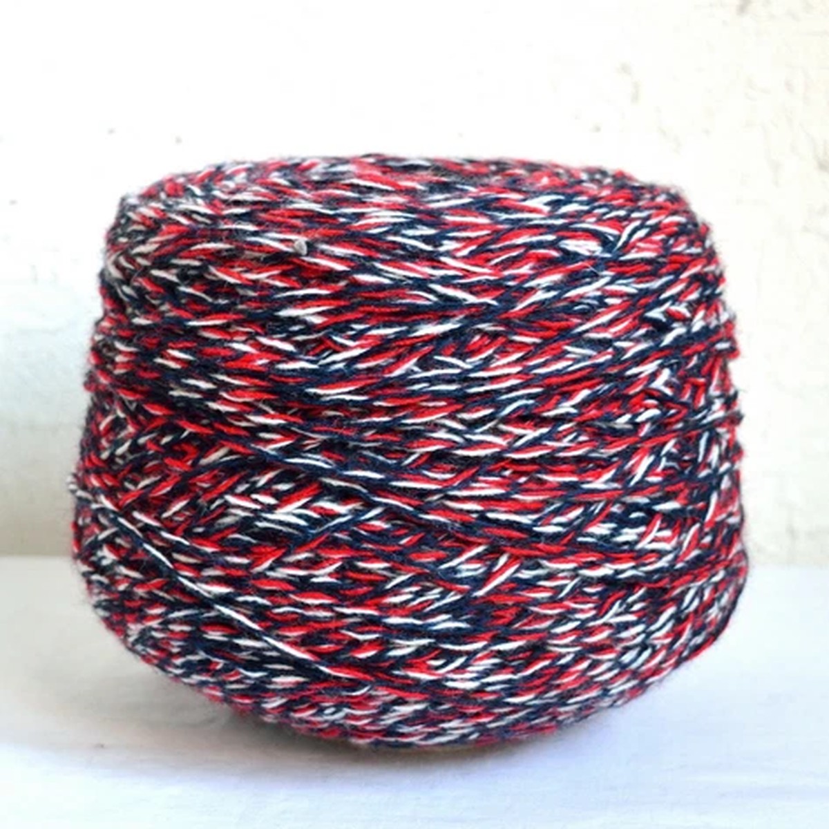 Italian alpaca wool yarns, 7.8 oz / 220 grams cone
