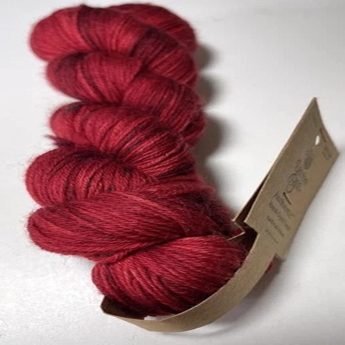 YARN BEE-AUTHENTIC HAND-DYED-TONAL YARN. 1SKEIN. CARDINAL VELVET. I COMBINE