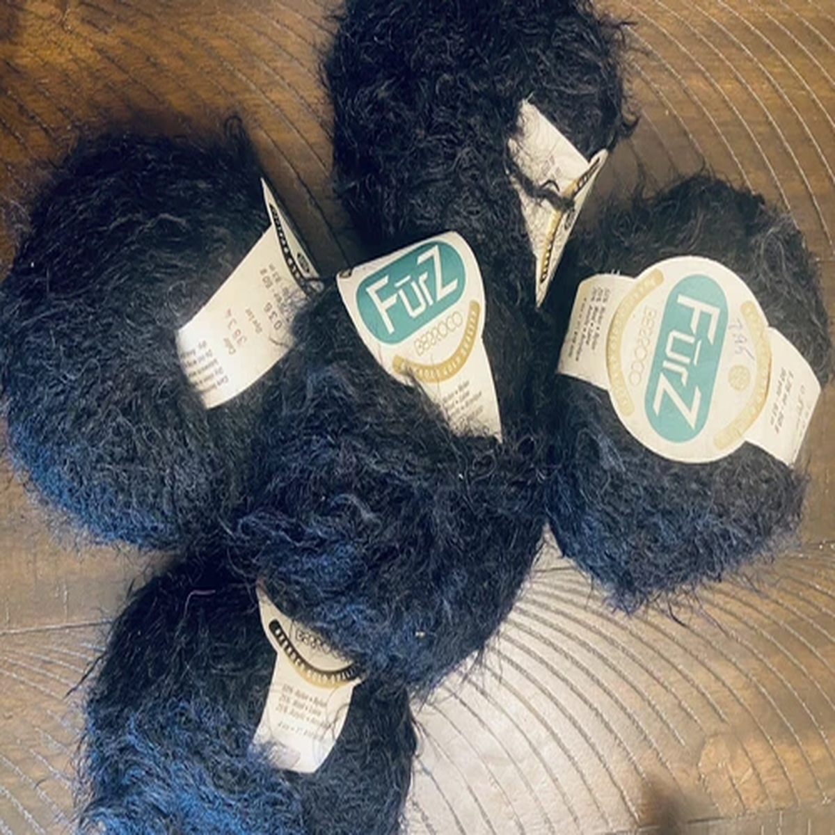 Berroco Yarn Lot Futz Wool Lot New Black