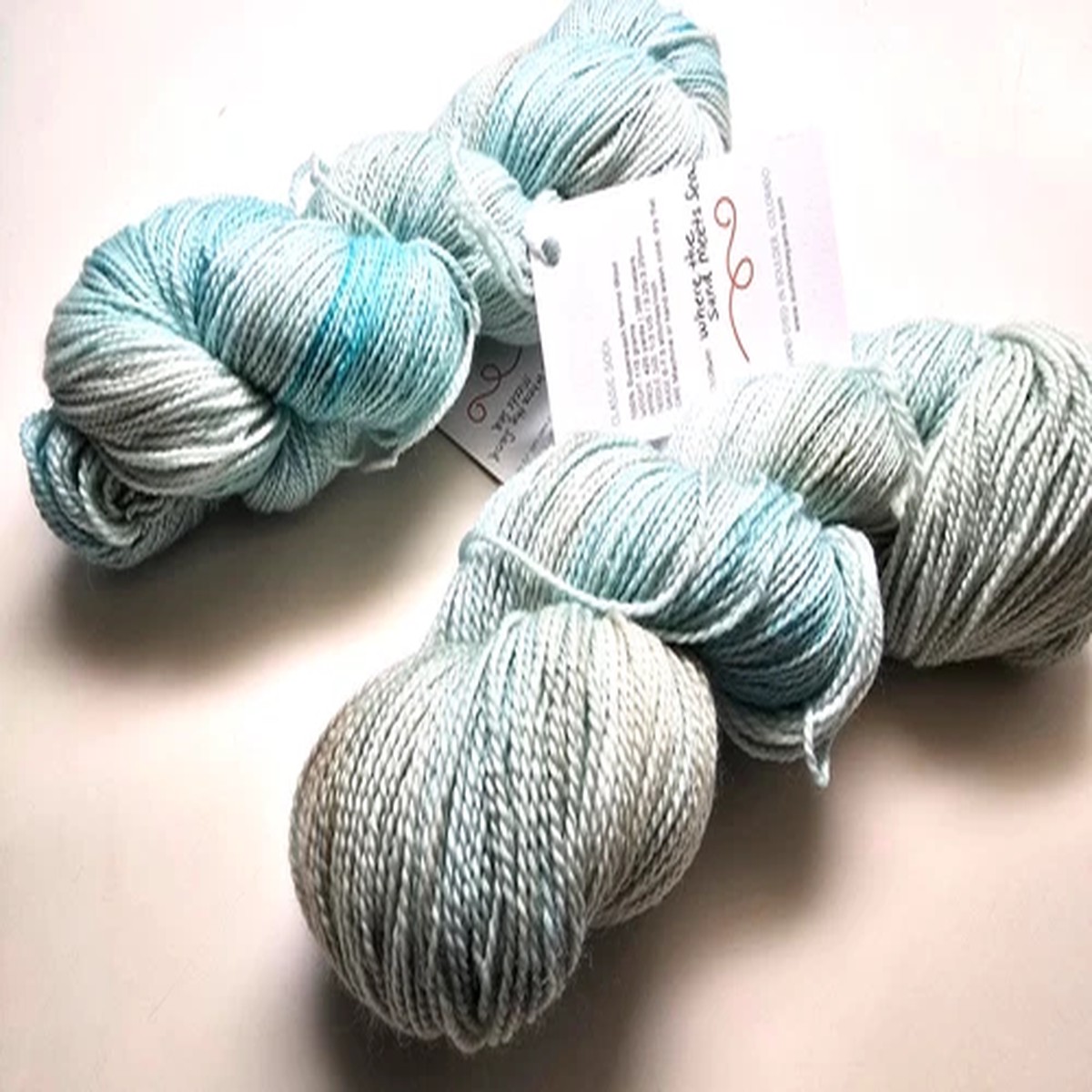 2 Matched Sunshine Classic Sock 100% SW Merino/ 425 yds Each Sand meets Sea TM