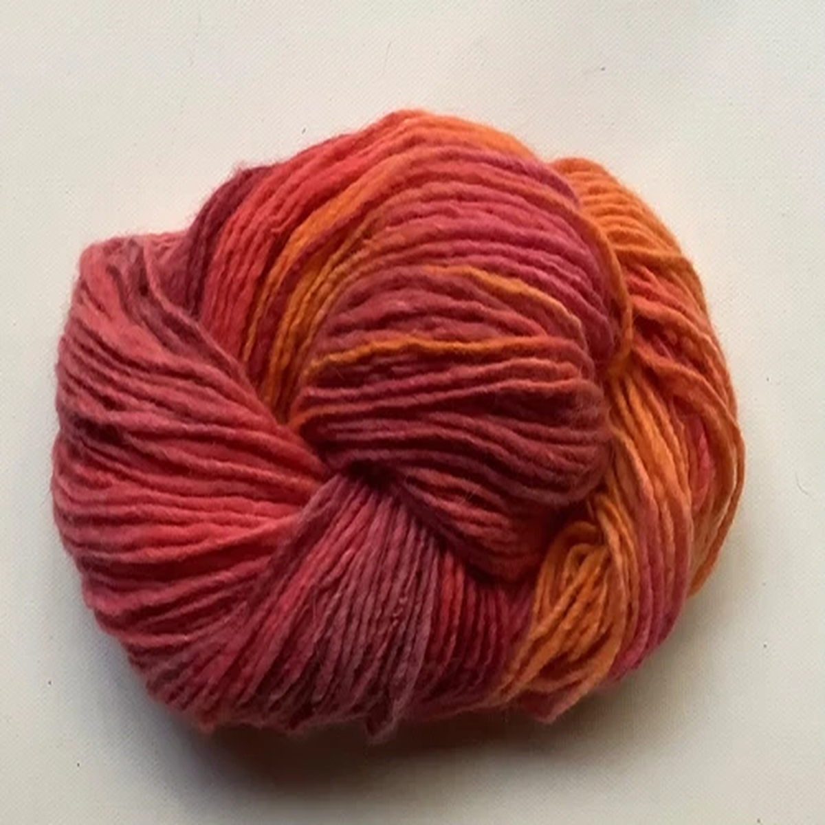 Handspun Hand painted Cashmere/Angora Yarn 1-ply 128 yards/62 grams