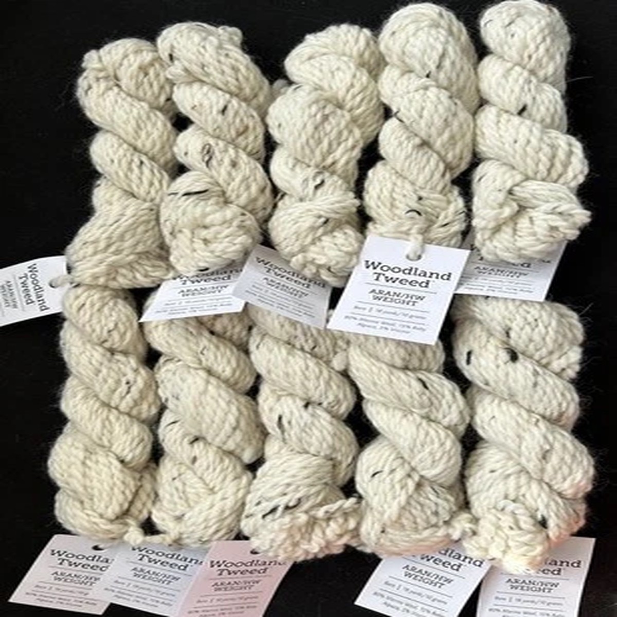 Lot Of 10 Knit Picks Mini Hanks Woodland Tweed Merino Alpaca Blend Yarn - Bare