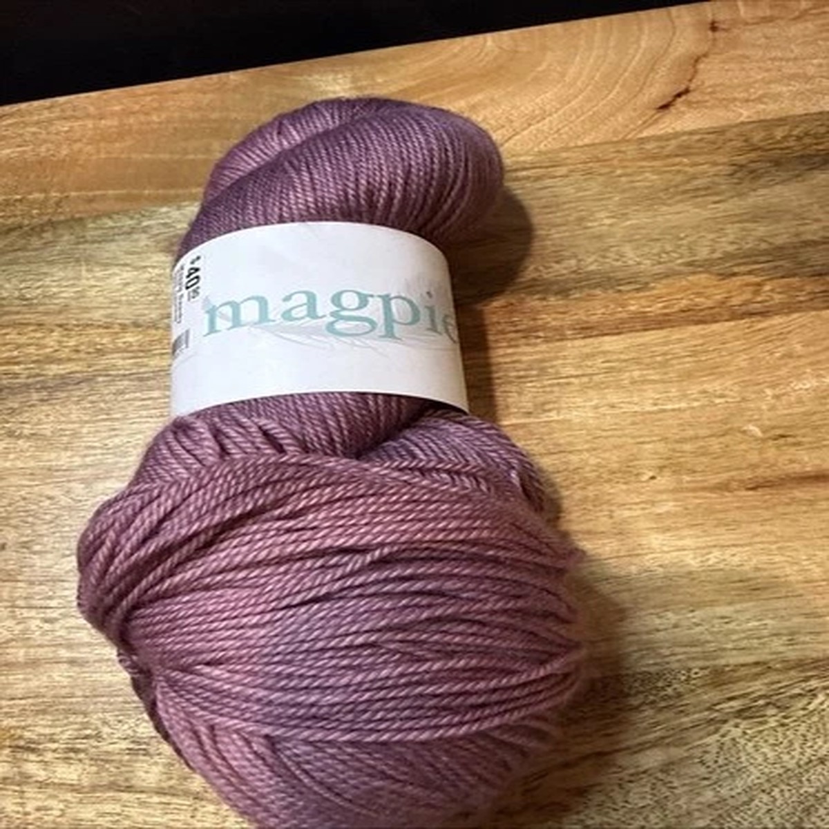 Magpie Fibers Swanky Sock Yarn Merino Cashmere Careless Whisper Mauve 400y/115g