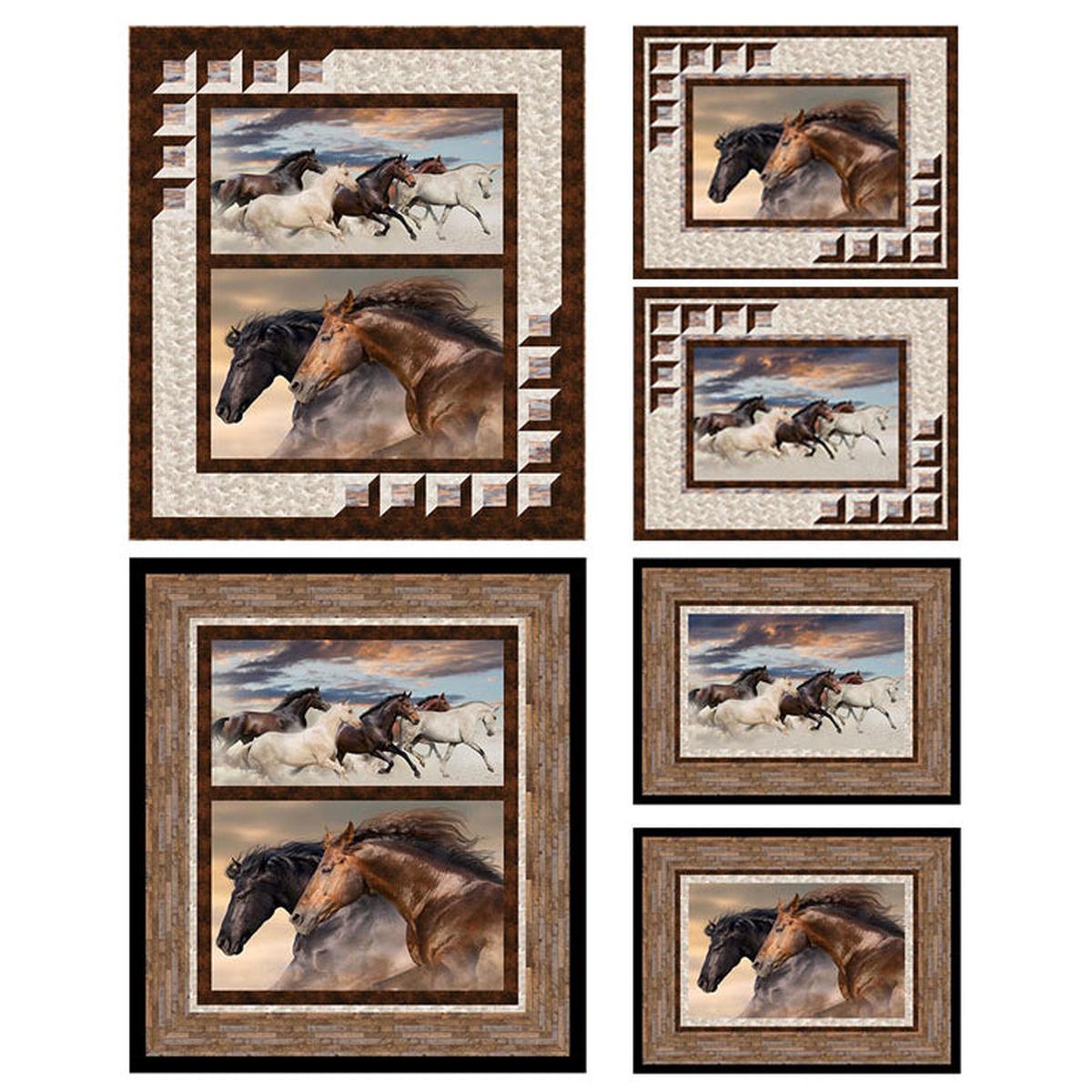 Mavericks Horses Pattern PTN2670
