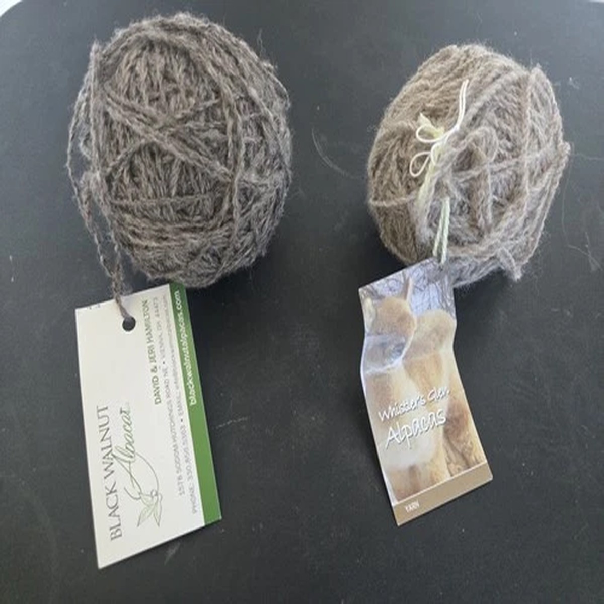 Natural 100% Alpaca Yarn 2-ply Sport Weight Twisted, 150 Yards Each