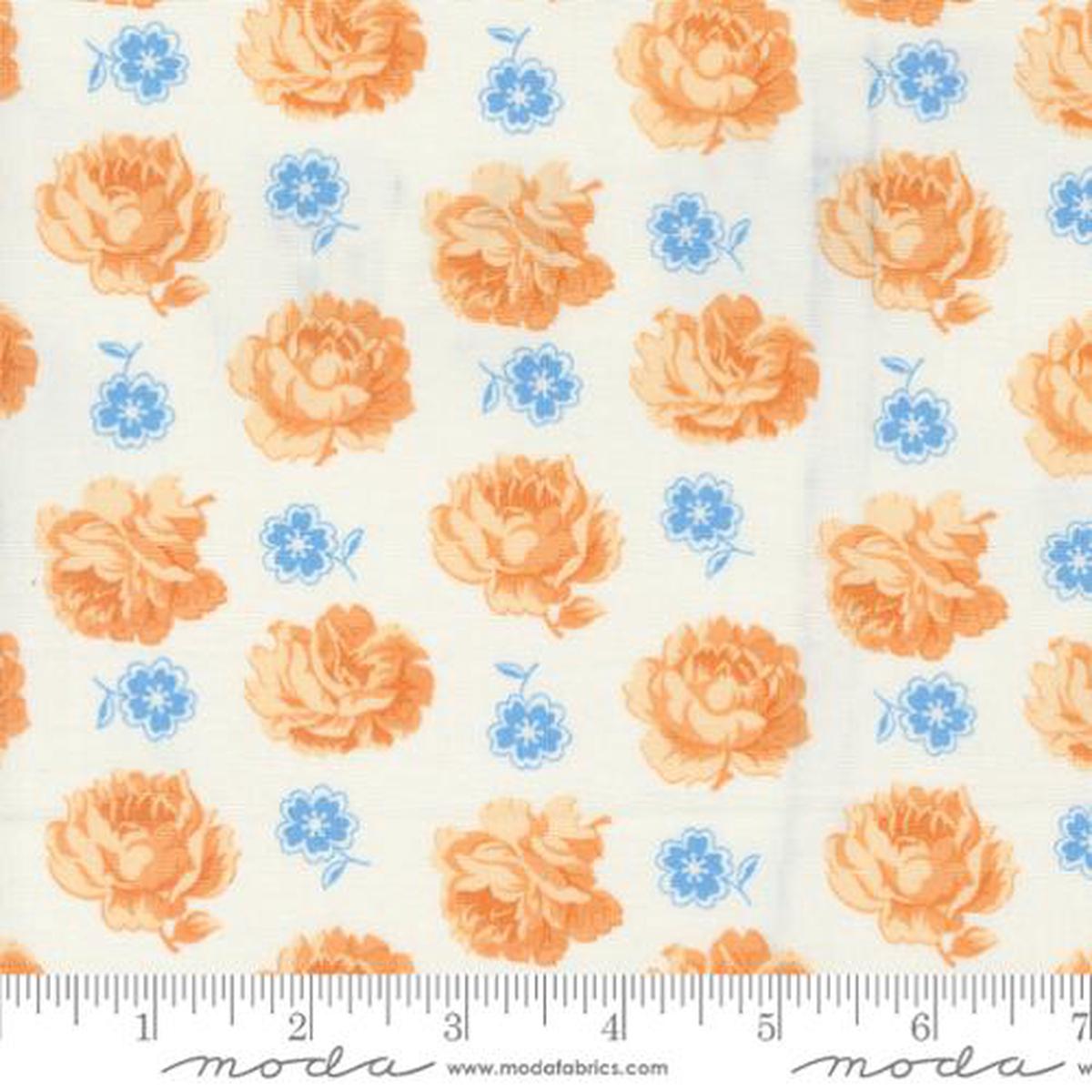Denim and Daisies Collection Denim Skirt Florals Cotton Fabric 35382