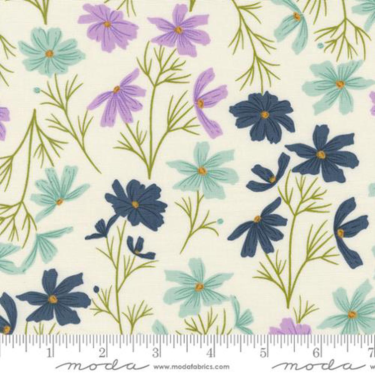 Sea Glass Summer Collection Cosmo Florals Cotton Fabric 43180