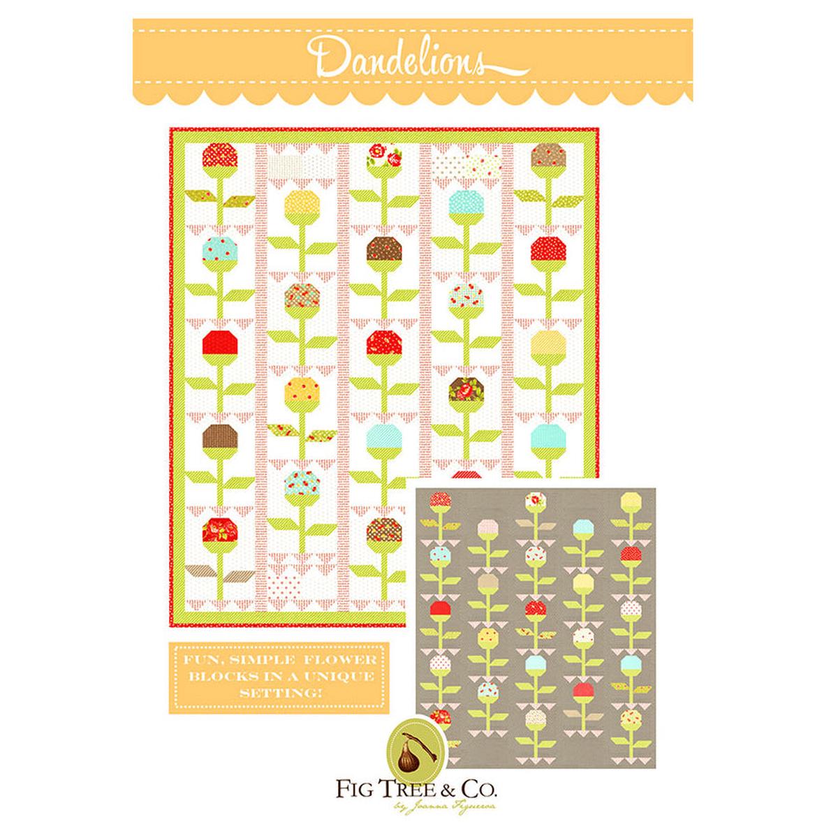 Stitched Collection Dandelions Sewing Pattern FT-1805