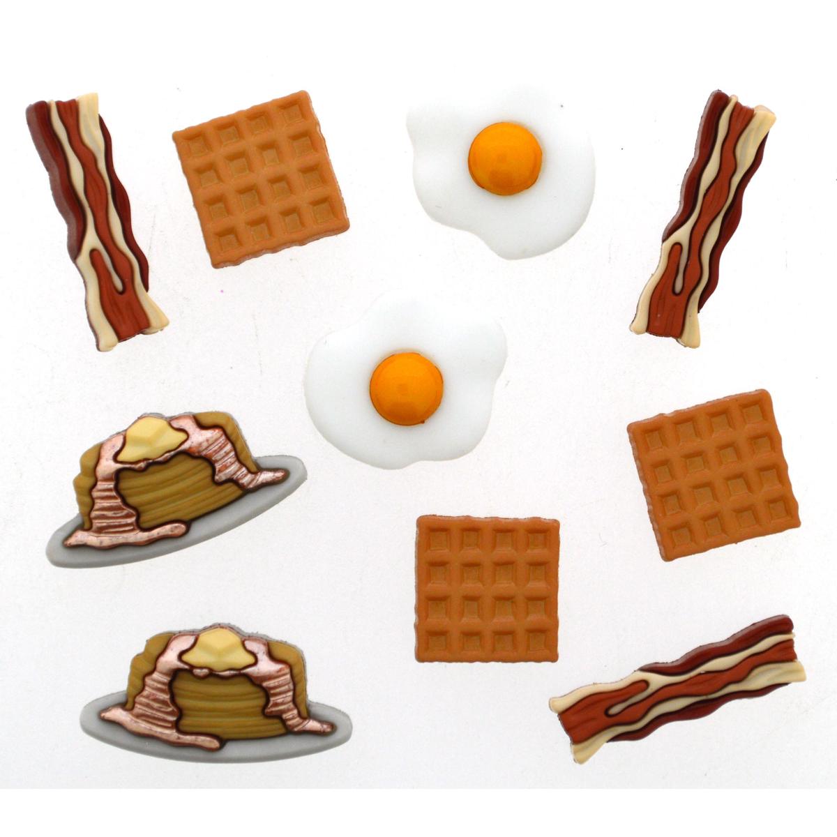 Buttons Over Easy Breakfast Food 7677