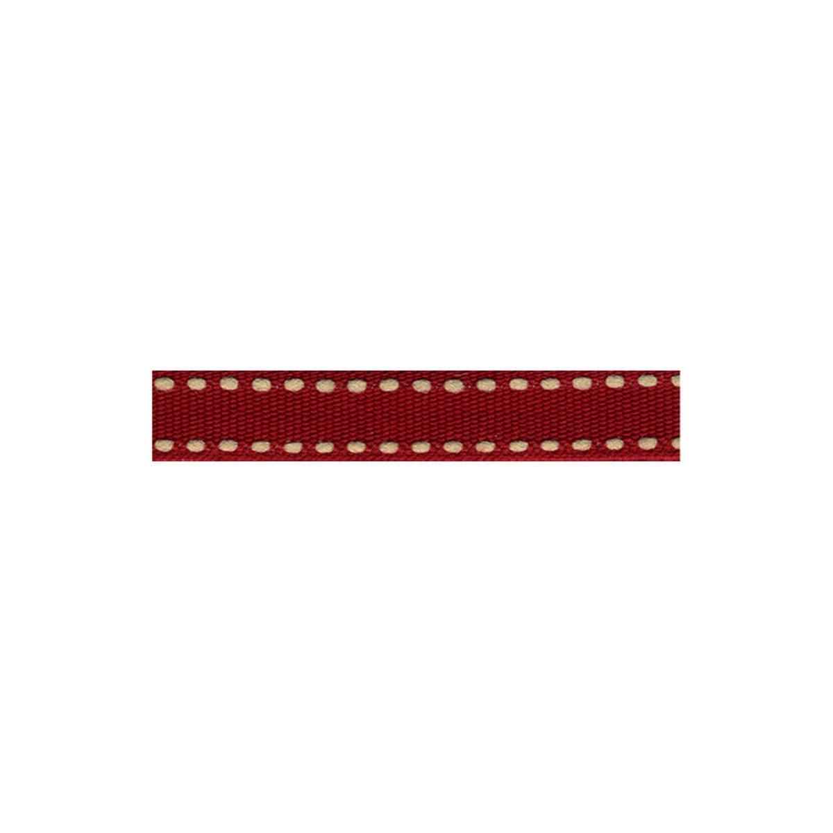 Grosgrain Ribbon with Stitching 7468