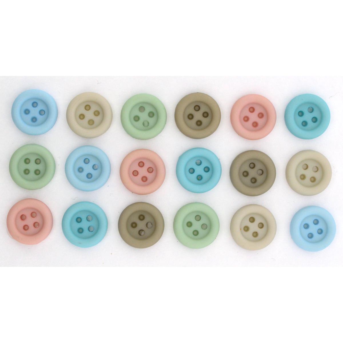 Buttons Round Shabby Chic 9537