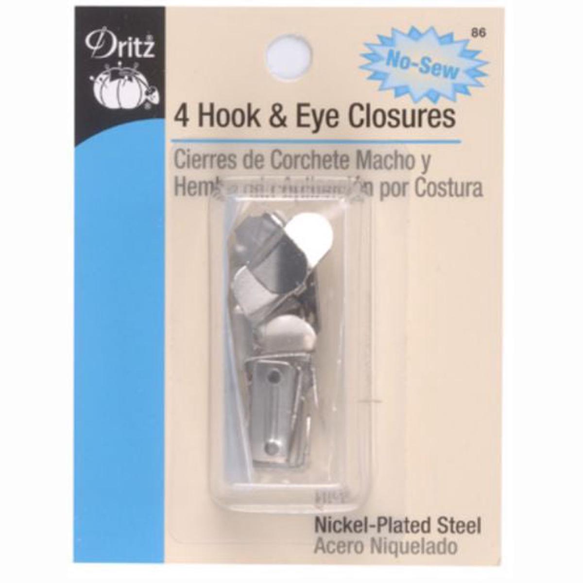 No Sew Hook and Eye Closure S-86