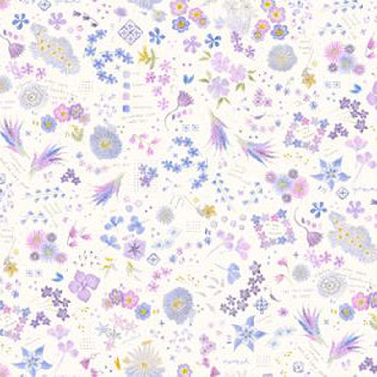 Delphinium Collection Collage Cotton Fabric 24659