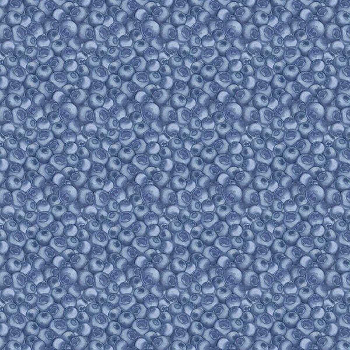 Fresh and Sweet Collection Packed Blueberries Cotton Fabric 88649