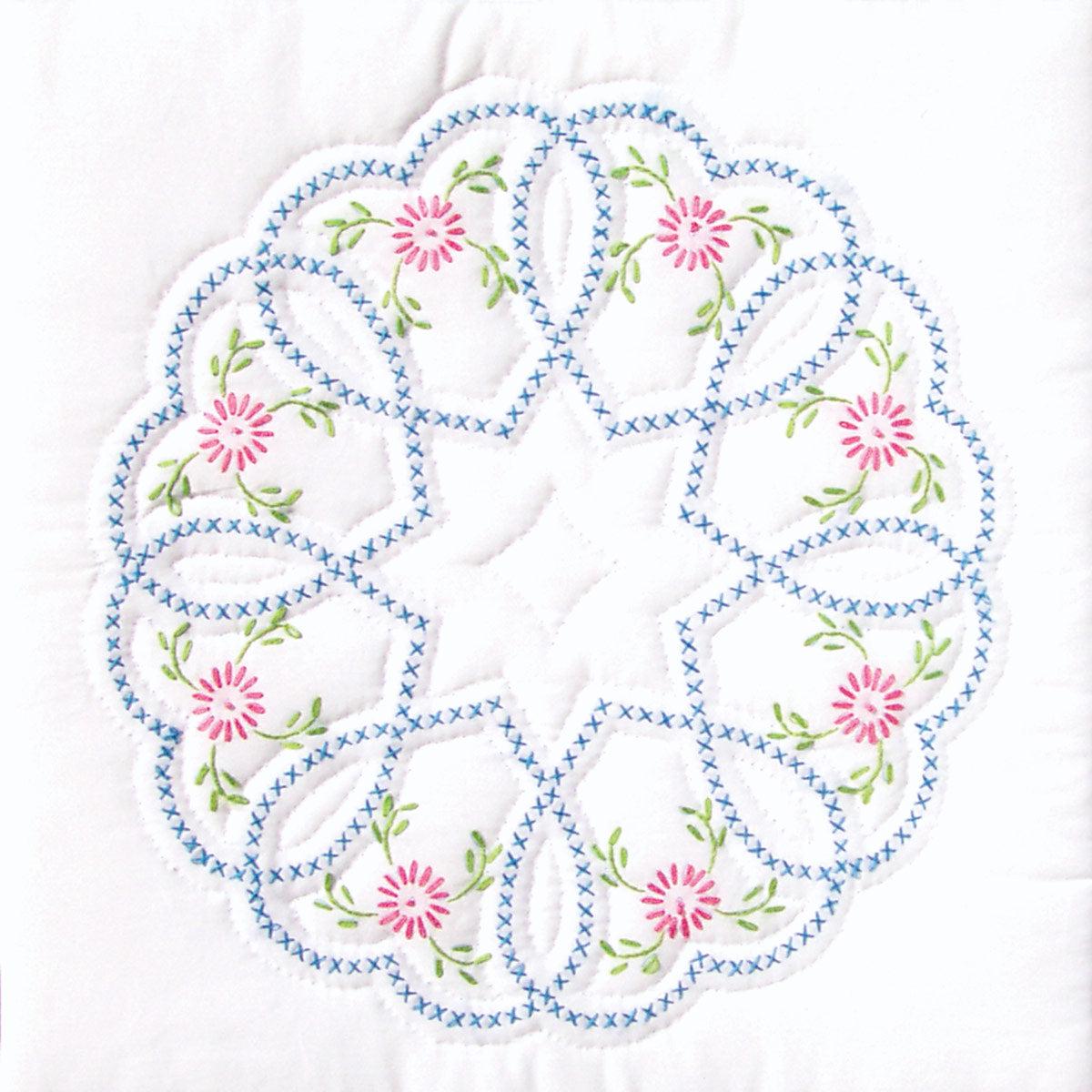 Starburst of Hearts 18-Inch Quilt Blocks 732-33