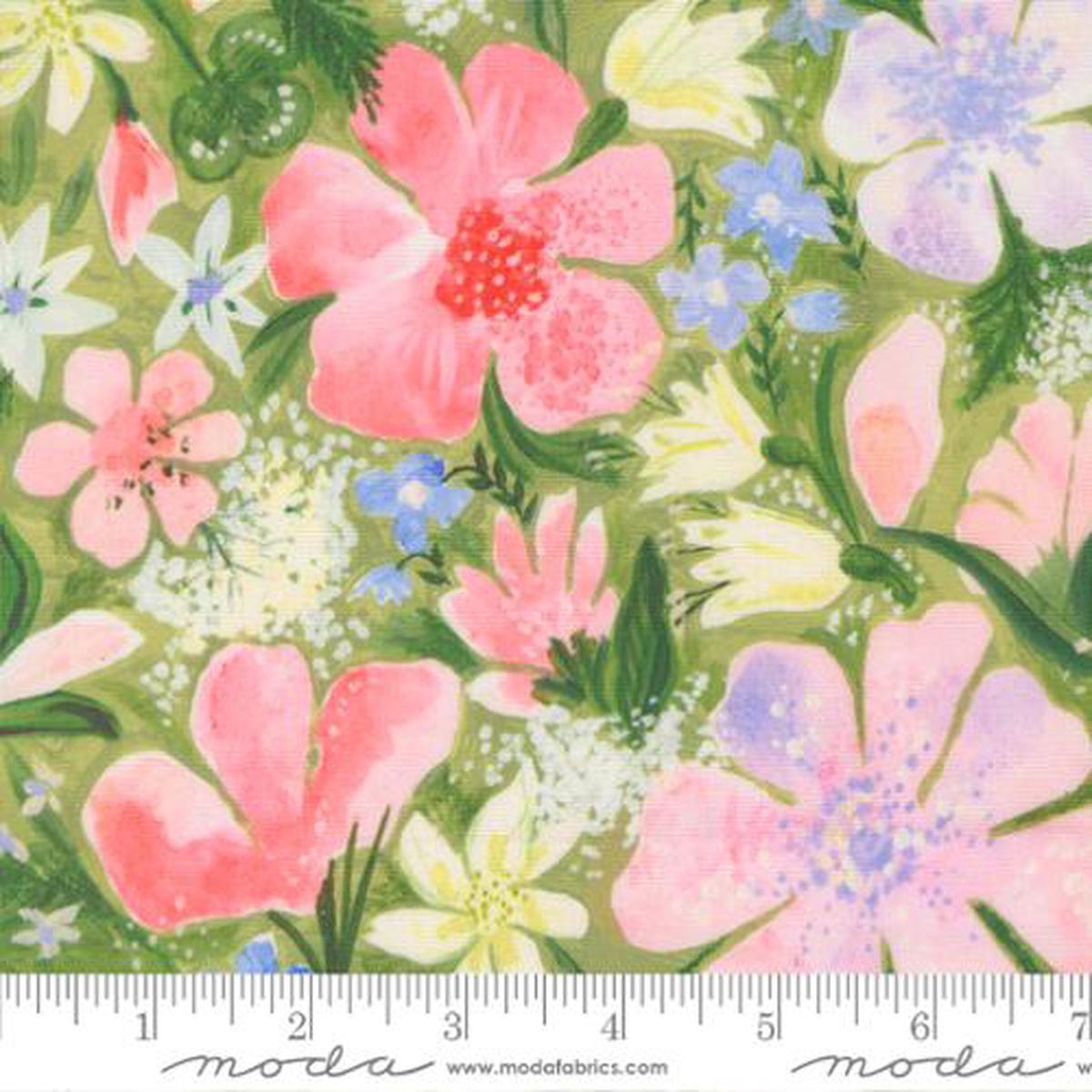 Sweet Cecily Collection Meadow Florals Cotton Fabric 24640