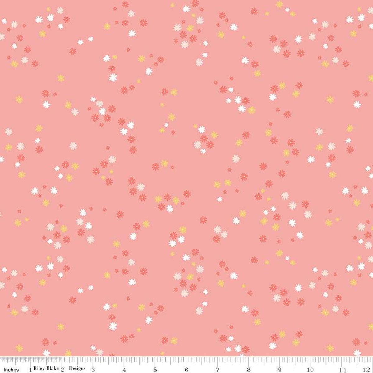 Between the Pages Collection Flowers Cotton Fabric C15376