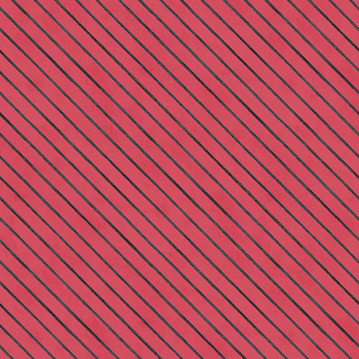 Scarlet Dreams Collection Diagonal Stripes Cotton Fabric 30114