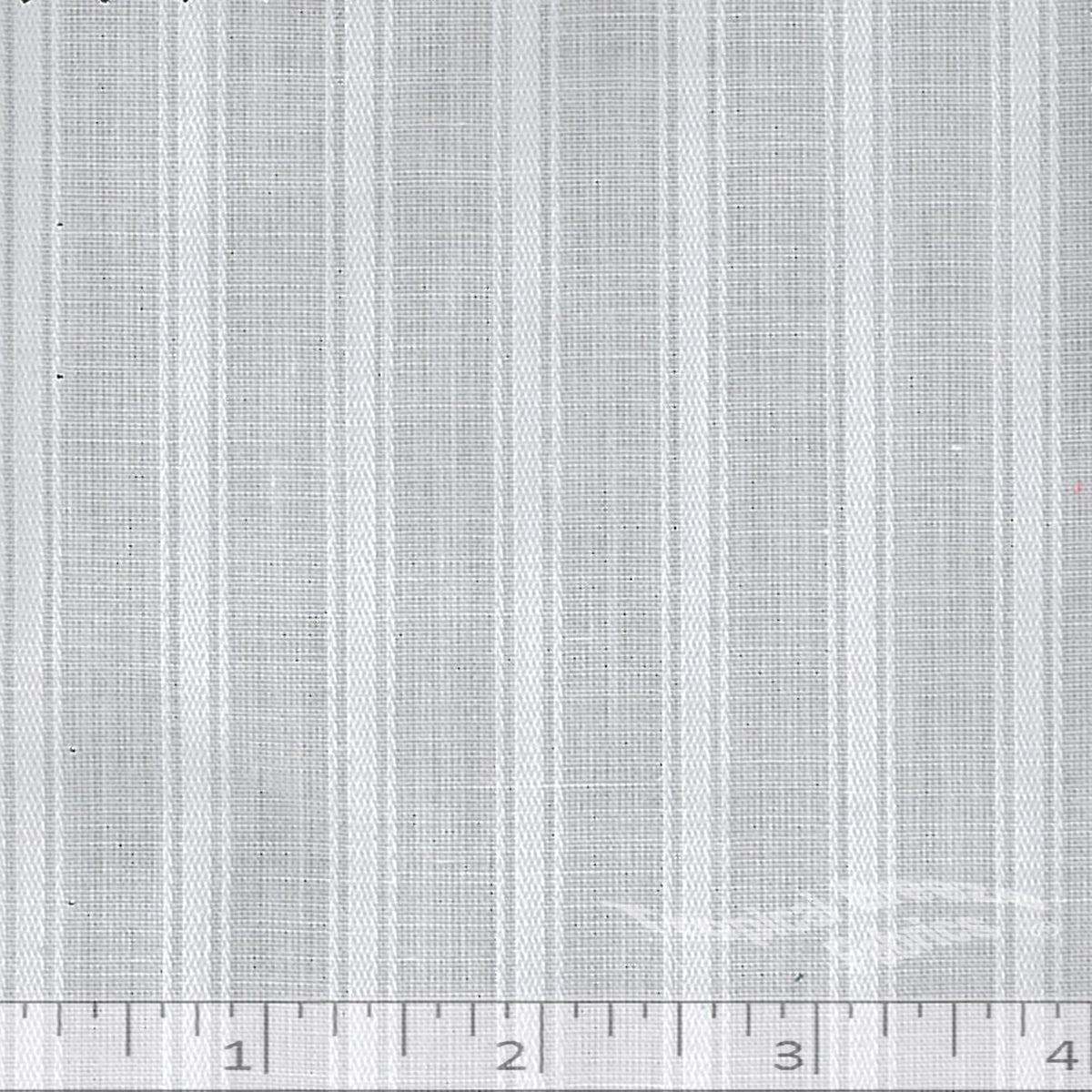 Shirt Fabric White Lined Poly Cotton 0167 0164