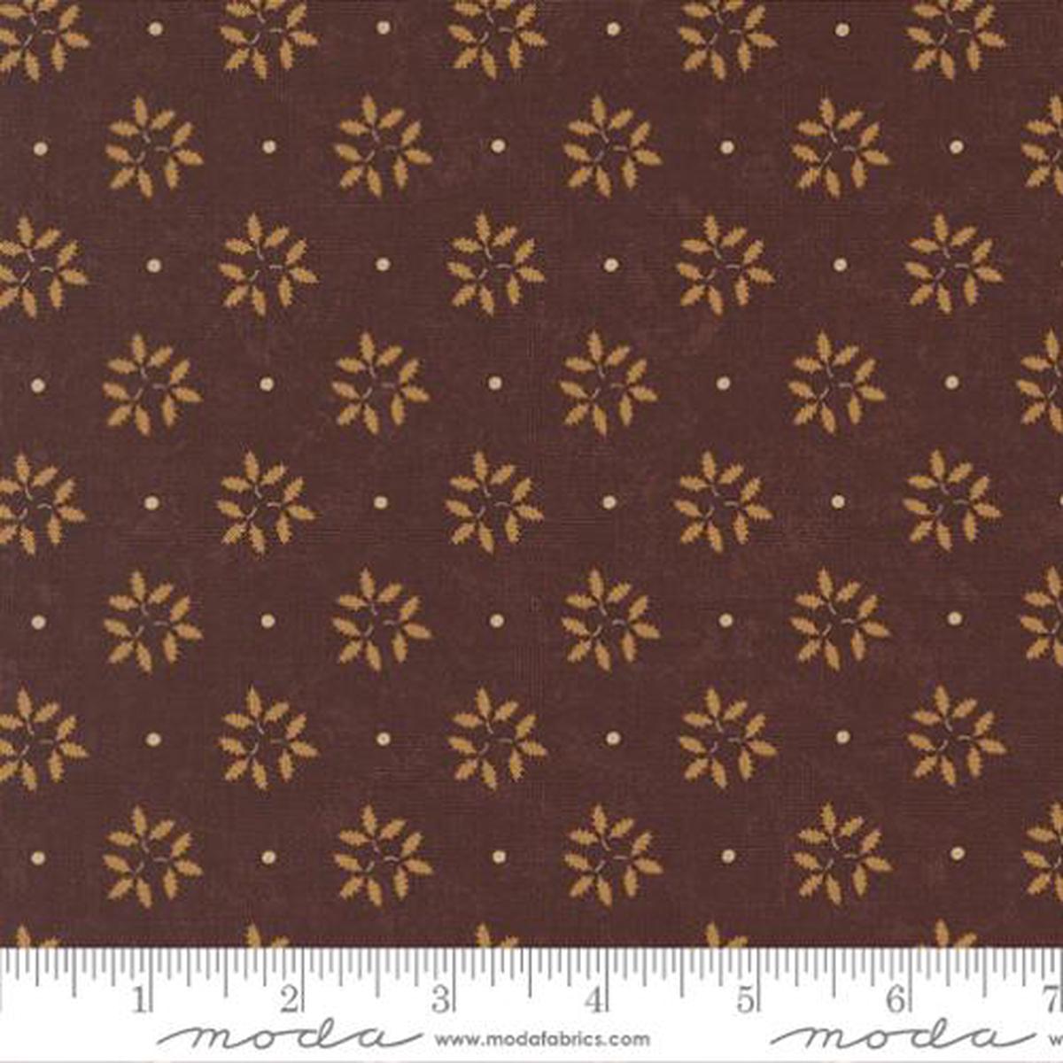 Wheatland Collection Leaf Trio Cotton Fabric 9792