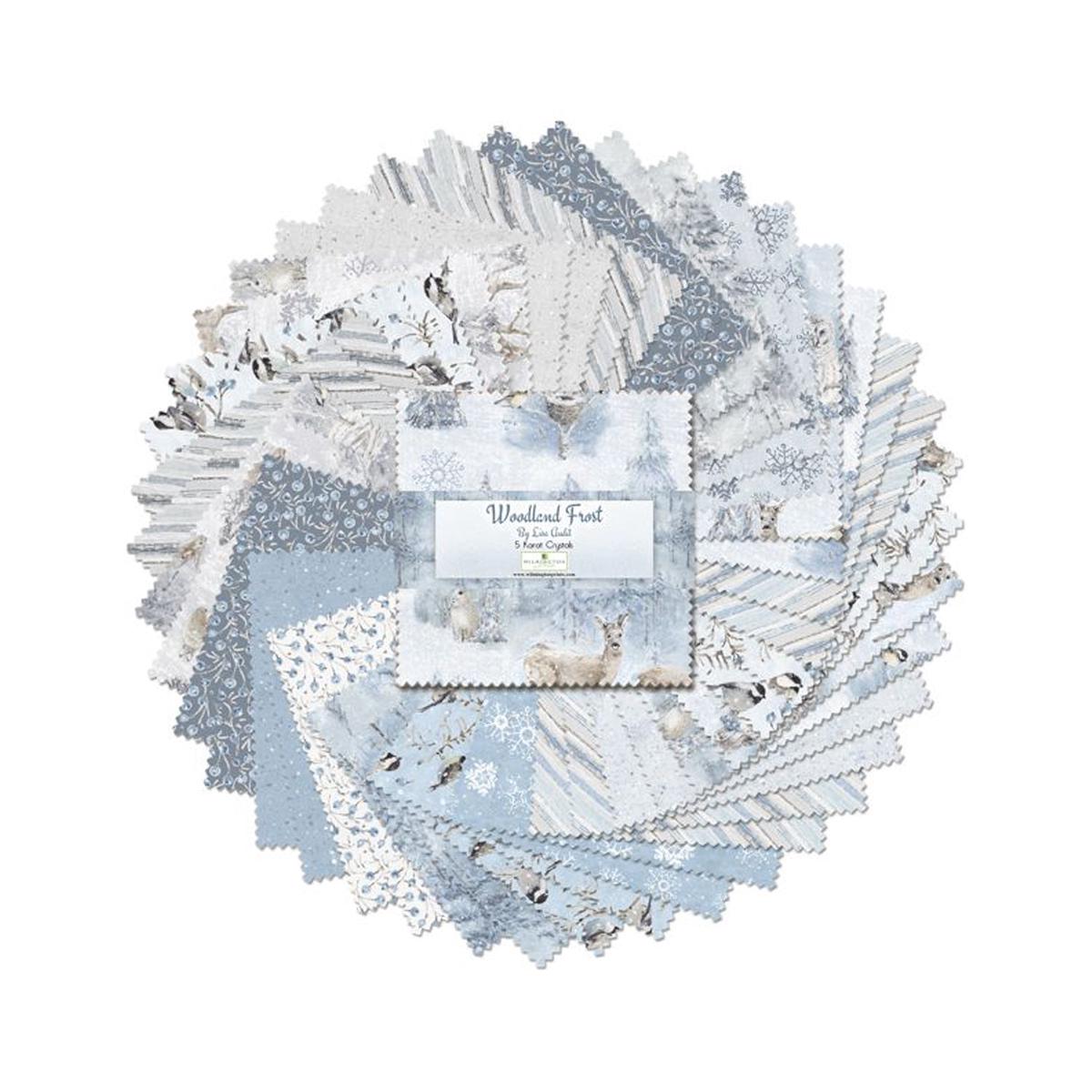 Woodland Frost Collection 5 Karat Cotton Fabric Crystals 508-732-508