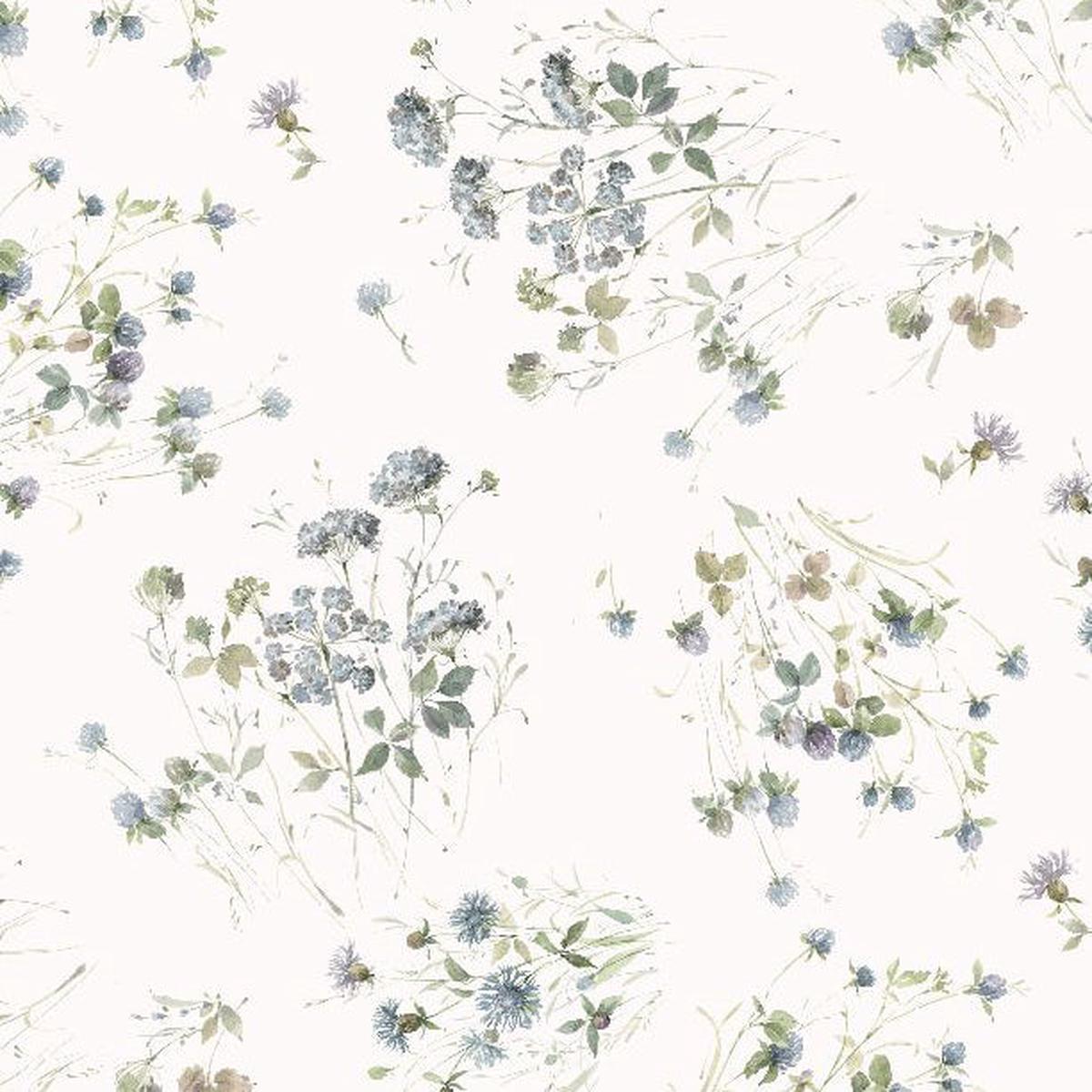 Au Naturel Collection Large Floral Cotton Fabric 17817