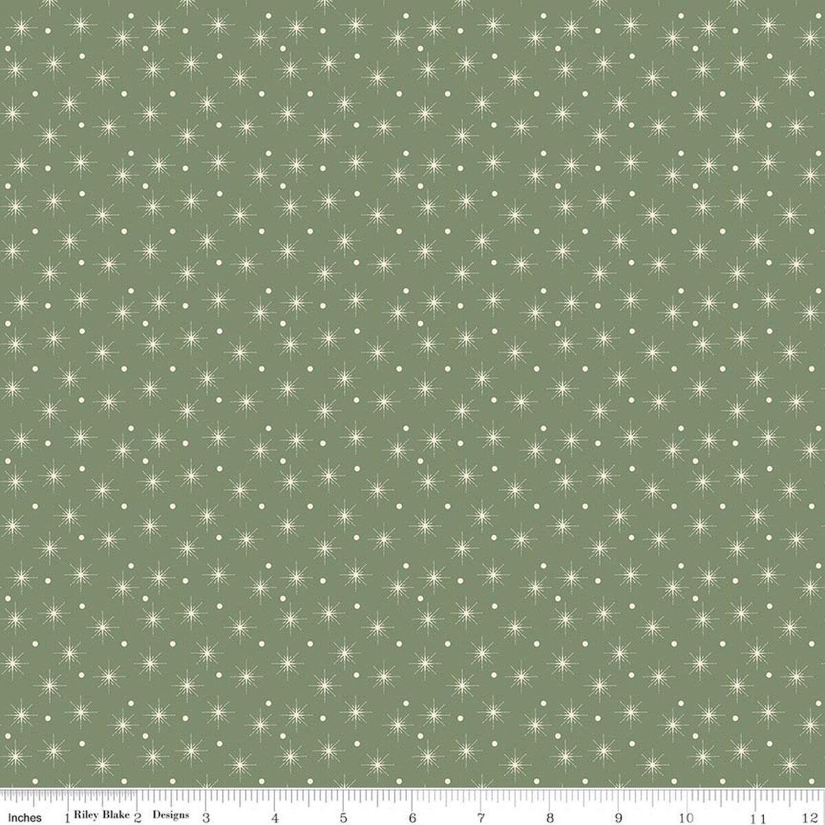 Christmas Greeting Collection Christmas Lights Cotton Fabric C17667
