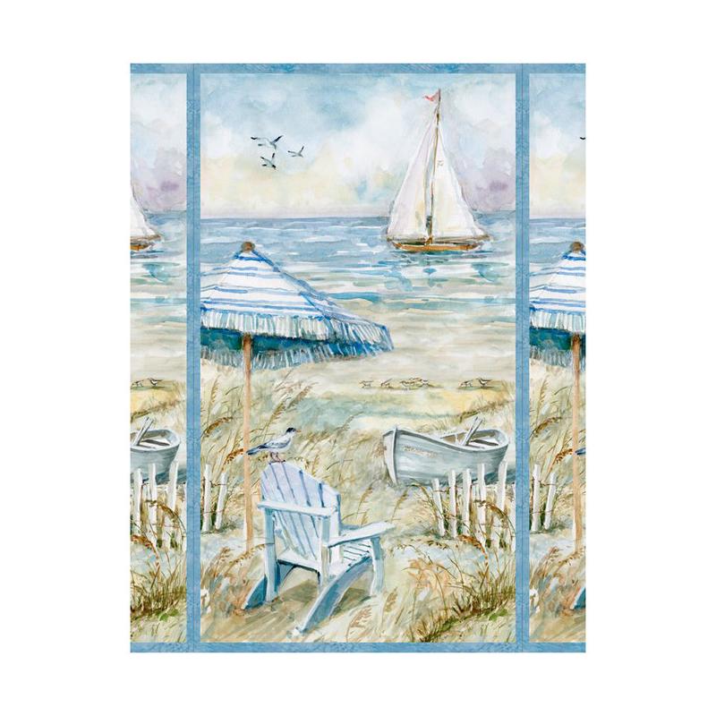 Coastal Sanctuary Collection Cotton Craft Panel 39780-421